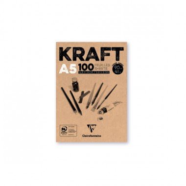 Blocco Carta 'Kraft' Avana...