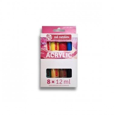 Set Tubetti Acrilico 8 x 12ml